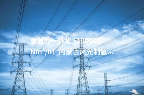 氫氨醇一體化 | 100000Nm3/h！內蒙古風光制氫氨醇制蛋白一體化項目招商