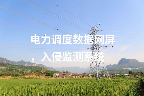 電力調度數據網屏，入侵監測系統